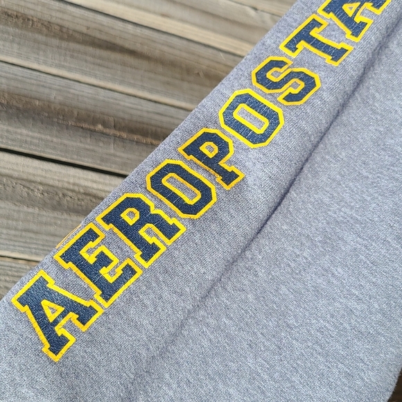 EUC Aéropostale Grey Hoodie Sz S - Picture 4 of 12
